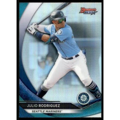 2020 Bowman's Best Top Prospects Refractors #TP15 Julio Rodriguez
