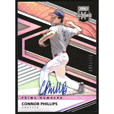 2020 Elite Extra Edition Signatures Prime Numbers A #64 Connor Phillips/190