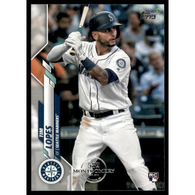 2020 Topps Factory Set 582 Montgomery Club #654 Tim Lopes
