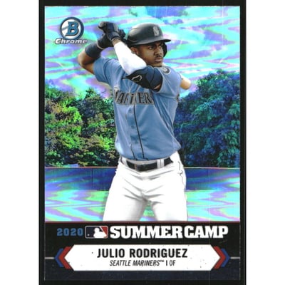 2021 Bowman Chrome '20 Summer Camp Refractors #SC17 Julio Rodriguez