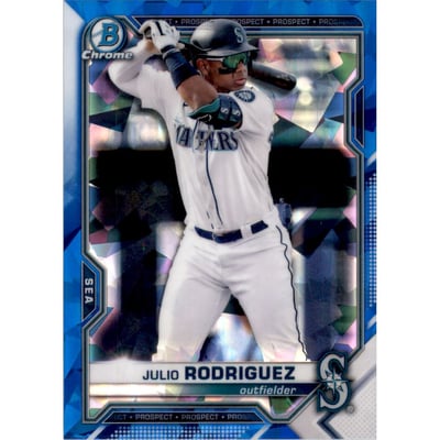 2021 Bowman Chrome Sapphire Prospects #BCP86 Julio Rodriguez