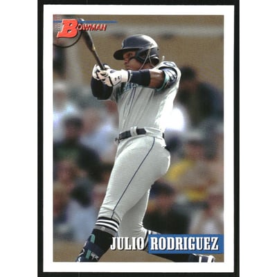 2021 Bowman Heritage Prospects #141 Julio Rodriguez