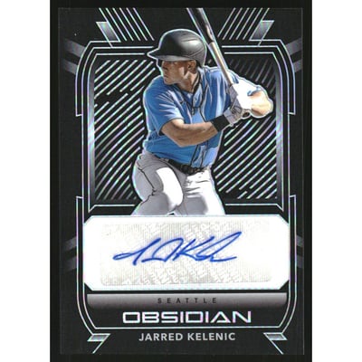 2021 Panini Obsidian Autographs #34 Jarred Kelenic EXCH