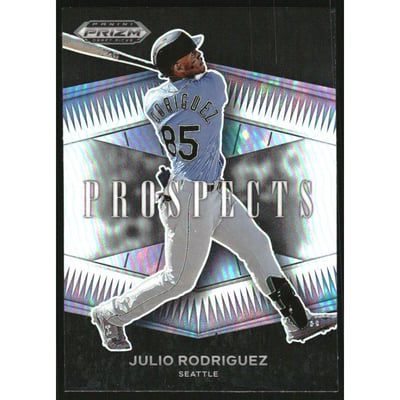 2021 Panini Prizm Draft Picks Prospects Prizms Silver #7 Julio Rodriguez