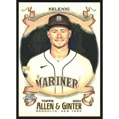 2021 Topps Allen and Ginter Chrome #252 Jarred Kelenic RC