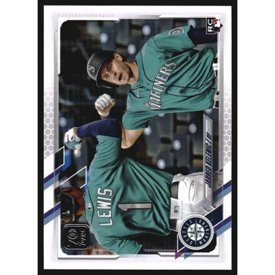 2021 Topps Update Photo Variations #US302A Jarred Kelenic/w/Kyle Lewis