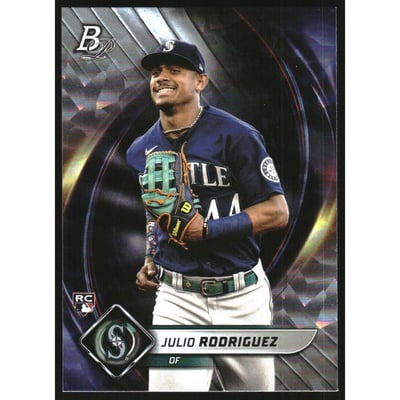 2022 Bowman Platinum Ice #41 Julio Rodriguez