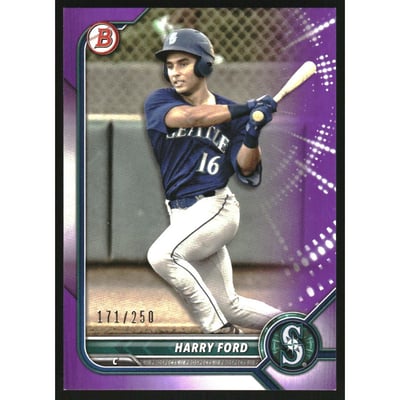 2022 Bowman Prospects Purple #BP78 Harry Ford