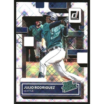 2022 Donruss Rated Prospects Diamond #1 Julio Rodriguez