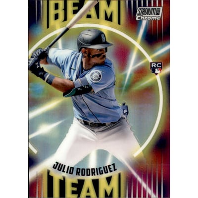 2022 Stadium Club Chrome Beam Team #BT19 Julio Rodriguez