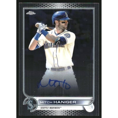 2022 Topps Chrome Veteran Autographs #CVAMH Mitch Haniger