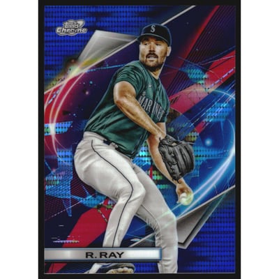 2022 Topps Cosmic Chrome Blue Moon Refractors #185 Robbie Ray
