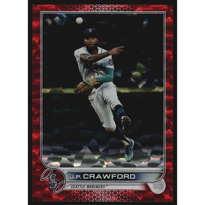 2022 Topps Red Foilboard #628 J.P. Crawford