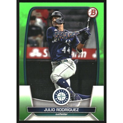 2023 Bowman Neon Green #96 Julio Rodriguez