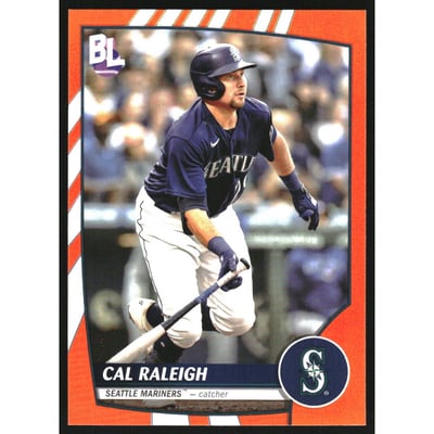 2023 Topps Big League Electric Orange #122 Cal Raleigh