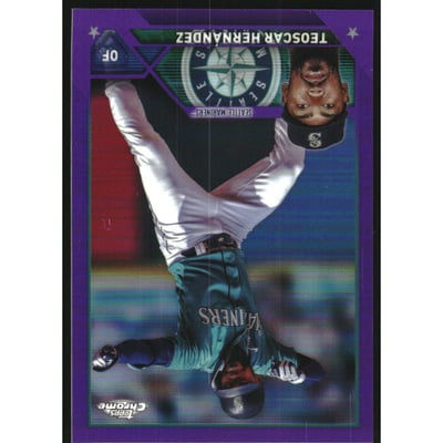 2023 Topps Chrome Update Purple Refractors #USC160 Teoscar Hernandez