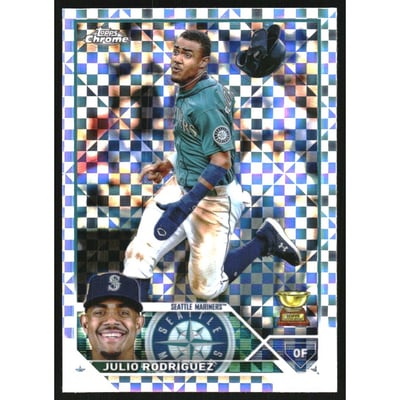 2023 Topps Chrome X-Fractors #200 Julio Rodriguez