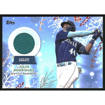 2023 Topps Holiday Relics #RCJRO Julio Rodriguez