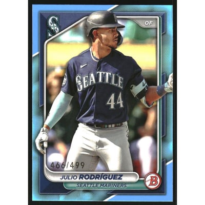 2024 Bowman Sky Blue #90 Julio Rodriguez