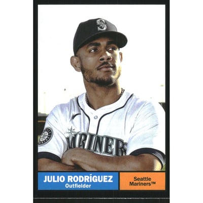 2024 Topps Archives Black Foilboard #43 Julio Rodriguez
