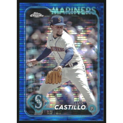 2024 Topps Chrome Blue Sonar Refractors #129 Luis Castillo
