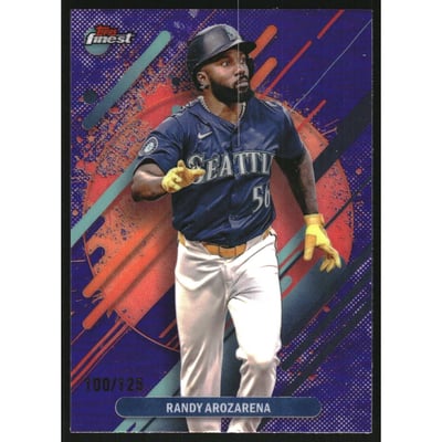 2025 Finest Purple Refractors #238 Randy Arozarena