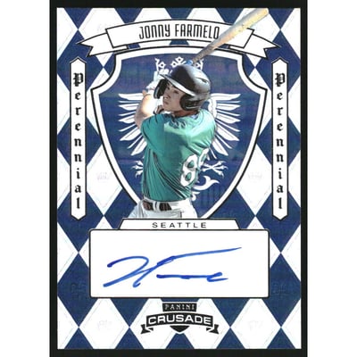 2025 Panini Crusade Perennial Prospect Signatures #20 Jonny Farmelo
