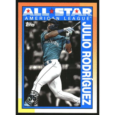 2025 Topps '90 Topps All Star Blue #90AS48 Julio Rodriguez