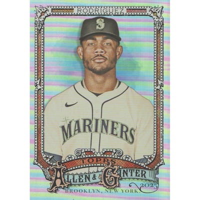 2025 Topps Allen and Ginter Silver Portrait #70 Julio Rodriguez