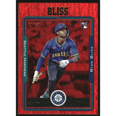 2025 Topps Archives Red Hot Foilboard #238 Ryan Bliss