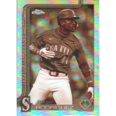 2025 Topps Chrome Sepia Refractors #261 Julio Rodriguez