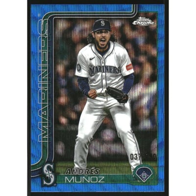2025 Topps Chrome Update Blue Wave Refractors #USC108 Andres Munoz