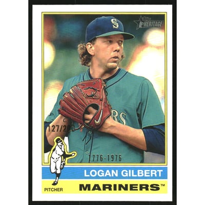 2025 Topps Heritage Bicentennial #492 Logan Gilbert