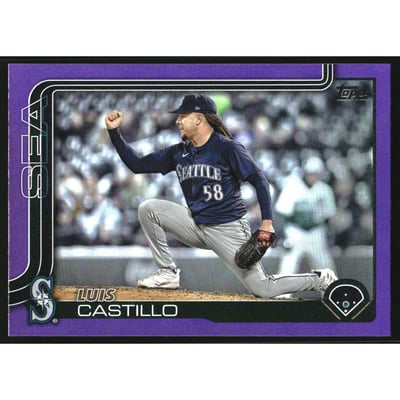 2025 Topps Purple Rainbow Foil #73 Luis Castillo