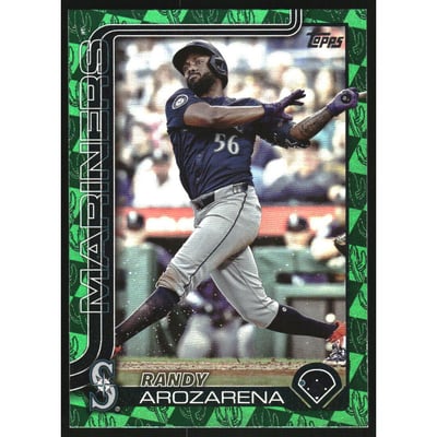 2025 Topps Spring Training Green Foil #111 Randy Arozarena