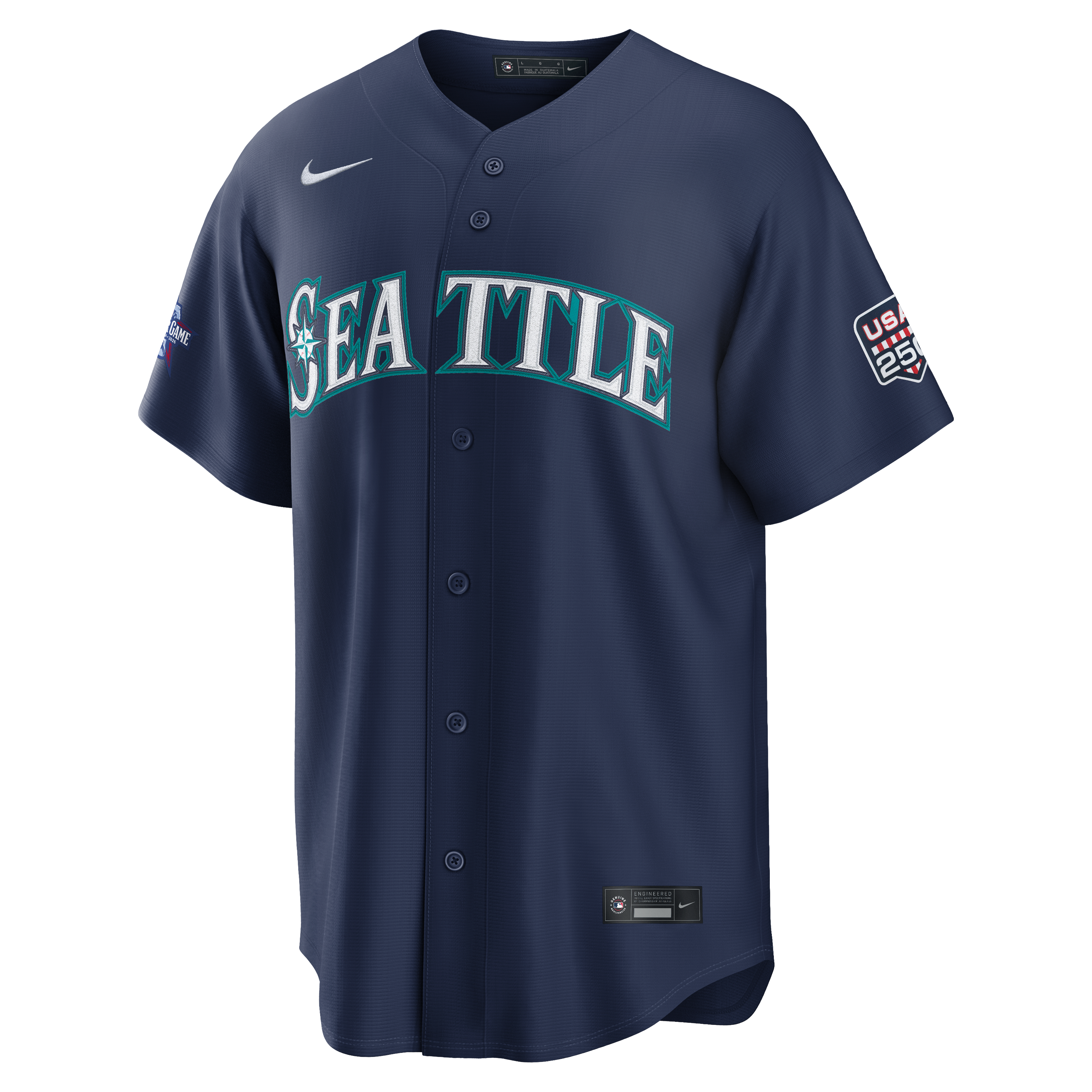 2026 All-Star Game Men's Seattle Mariners Randy Arozarena Nike Navy Replica Jersey