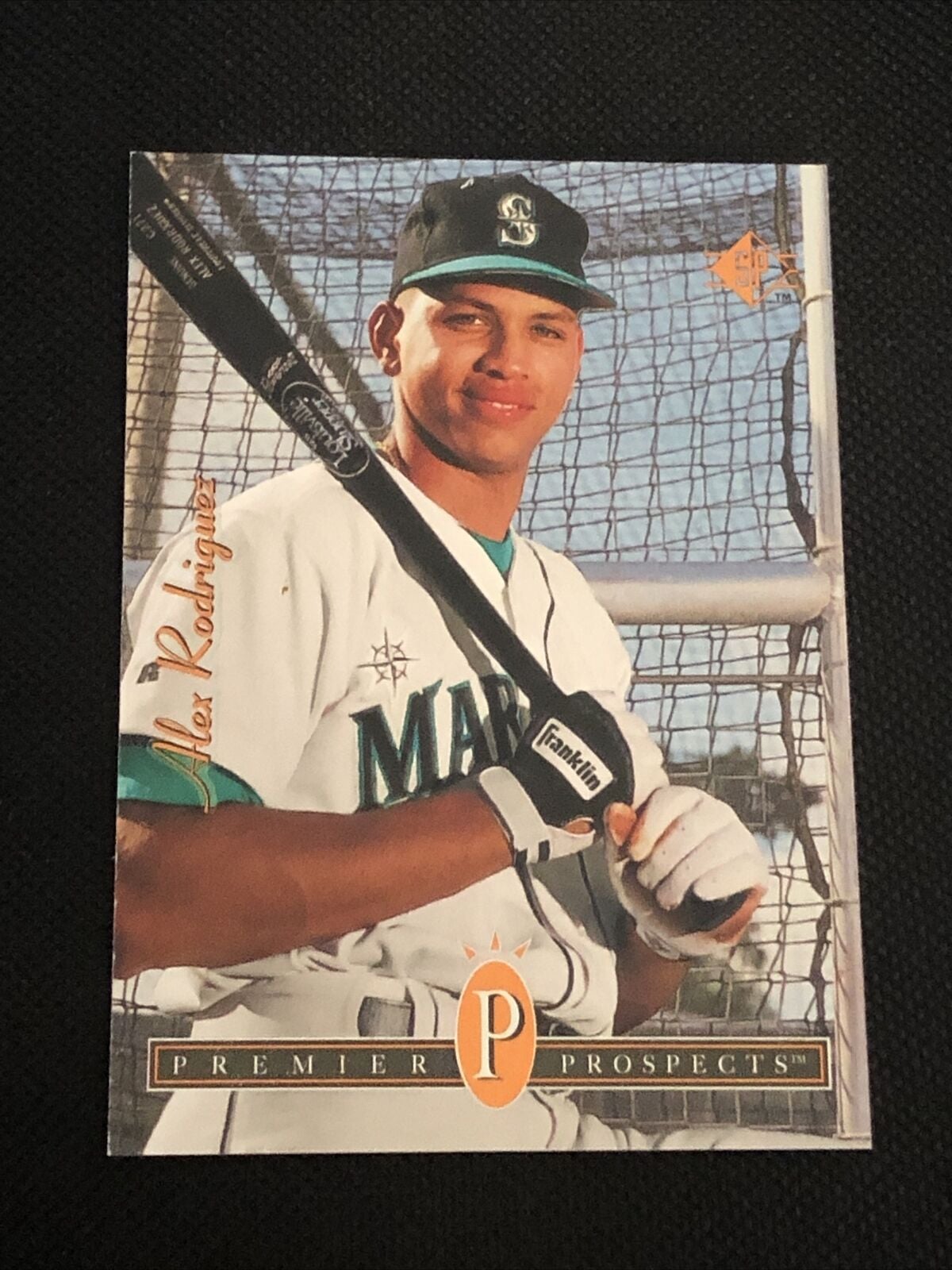 Mariners Pitcher Rookie Alex Rodriguez Mariners Baseball Card