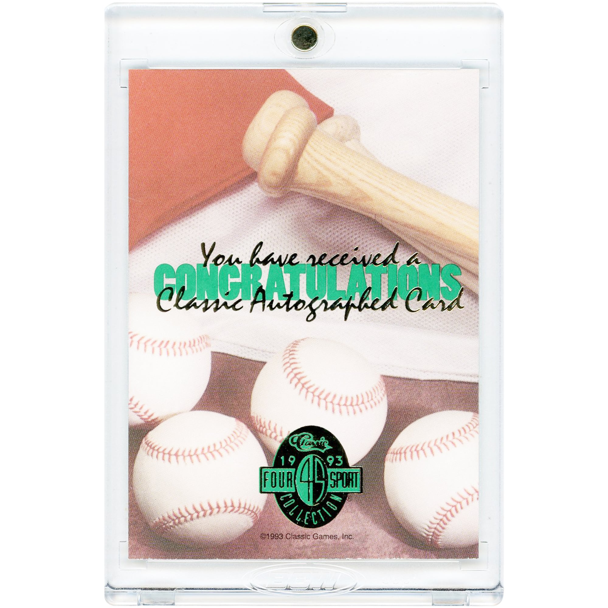 Alex Rodriguez Seattle Mariners Autographed 1993 Classic 4 Sport Collection #AR #2032/4300 Rookie Card