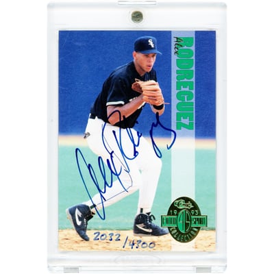 Alex Rodriguez Seattle Mariners Autographed 1993 Classic 4 Sport Collection #AR #2032/4300 Rookie Card