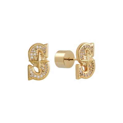 Seattle Mariners by Jill Martin Glam Day Post Back Earrings