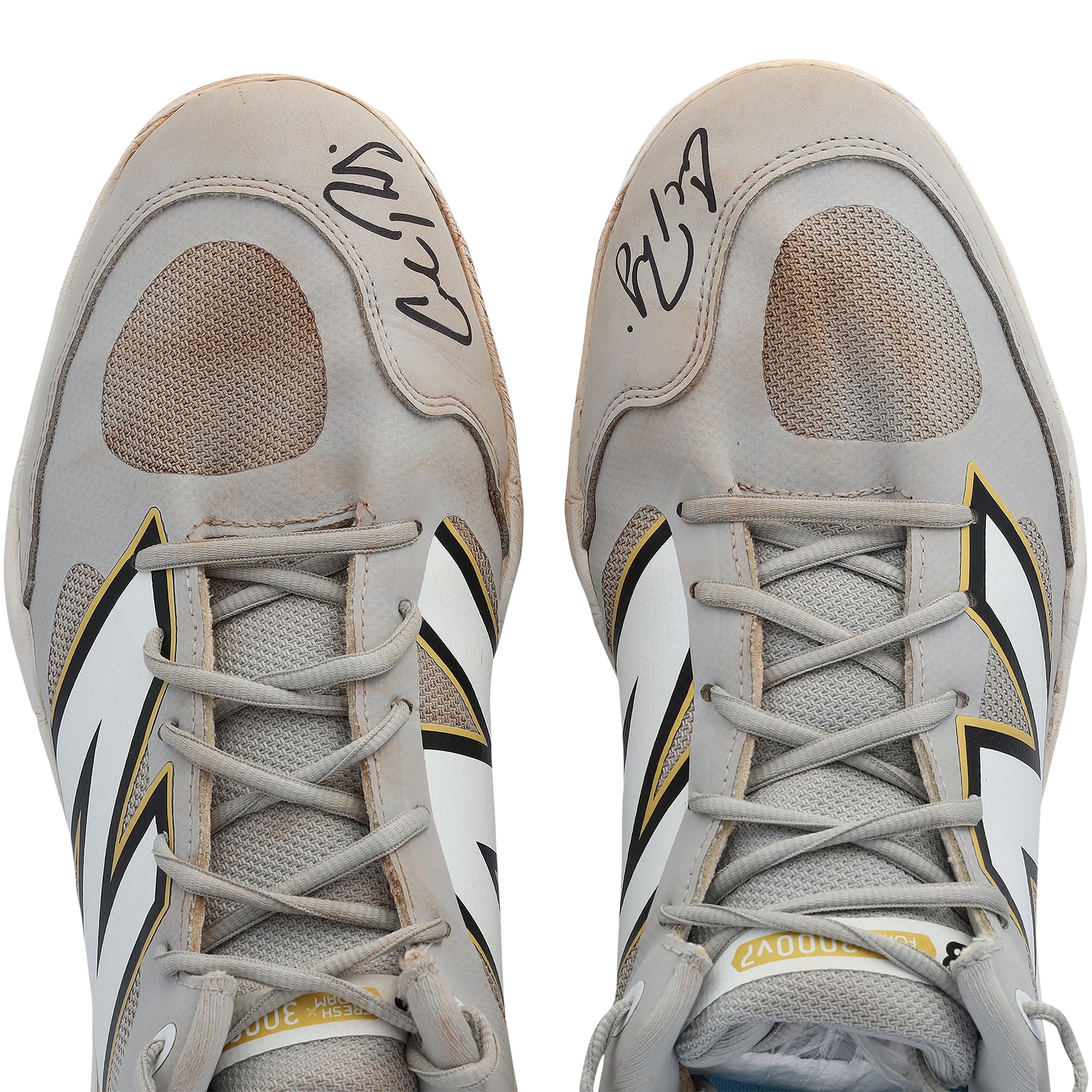 Cal Raleigh Seattle Mariners Autographed Game-Used Gray New Balance Cleats from the 2025 MLB Season - NF70452479-80