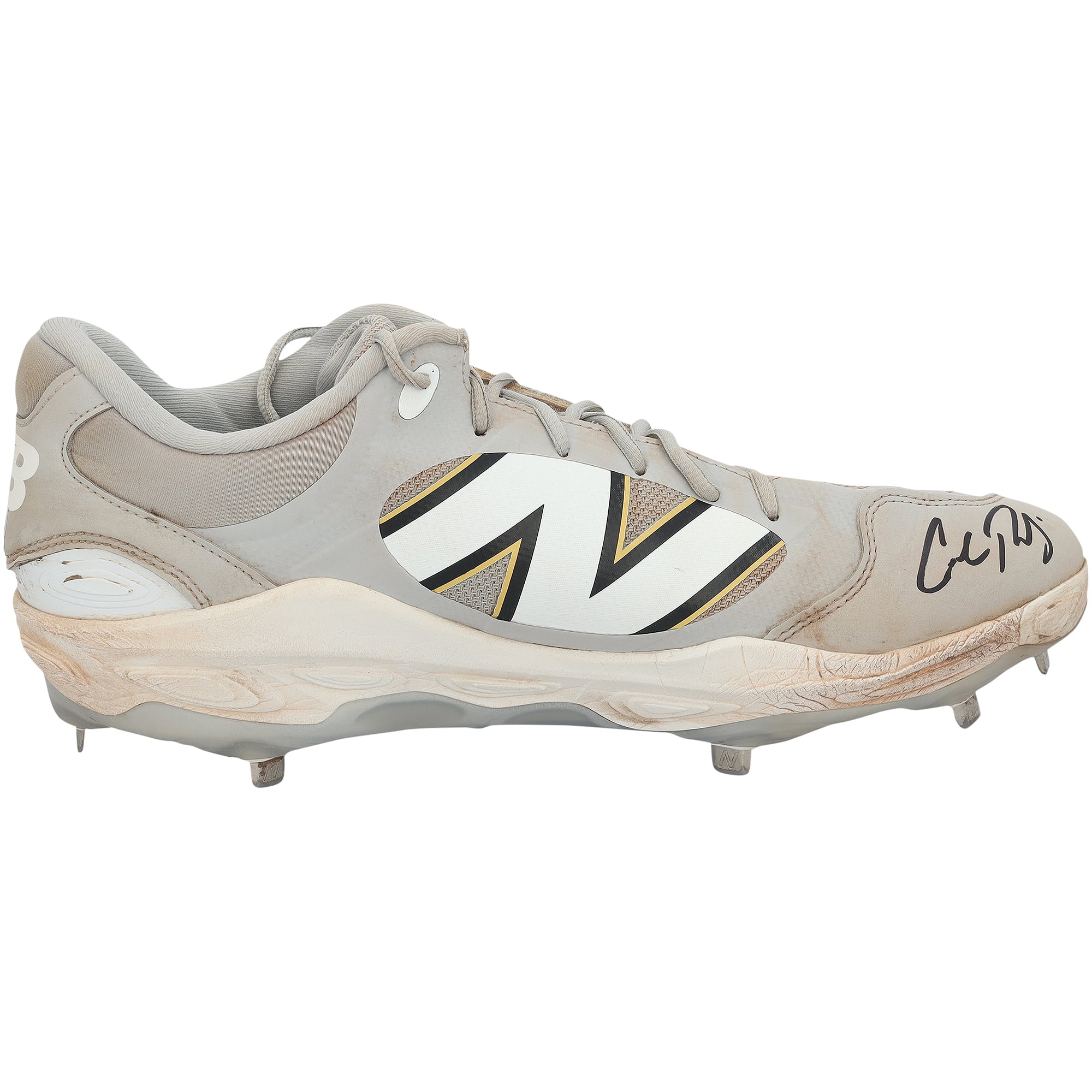 Cal Raleigh Seattle Mariners Autographed Game-Used Gray New Balance Cleats from the 2025 MLB Season - NF70452479-80