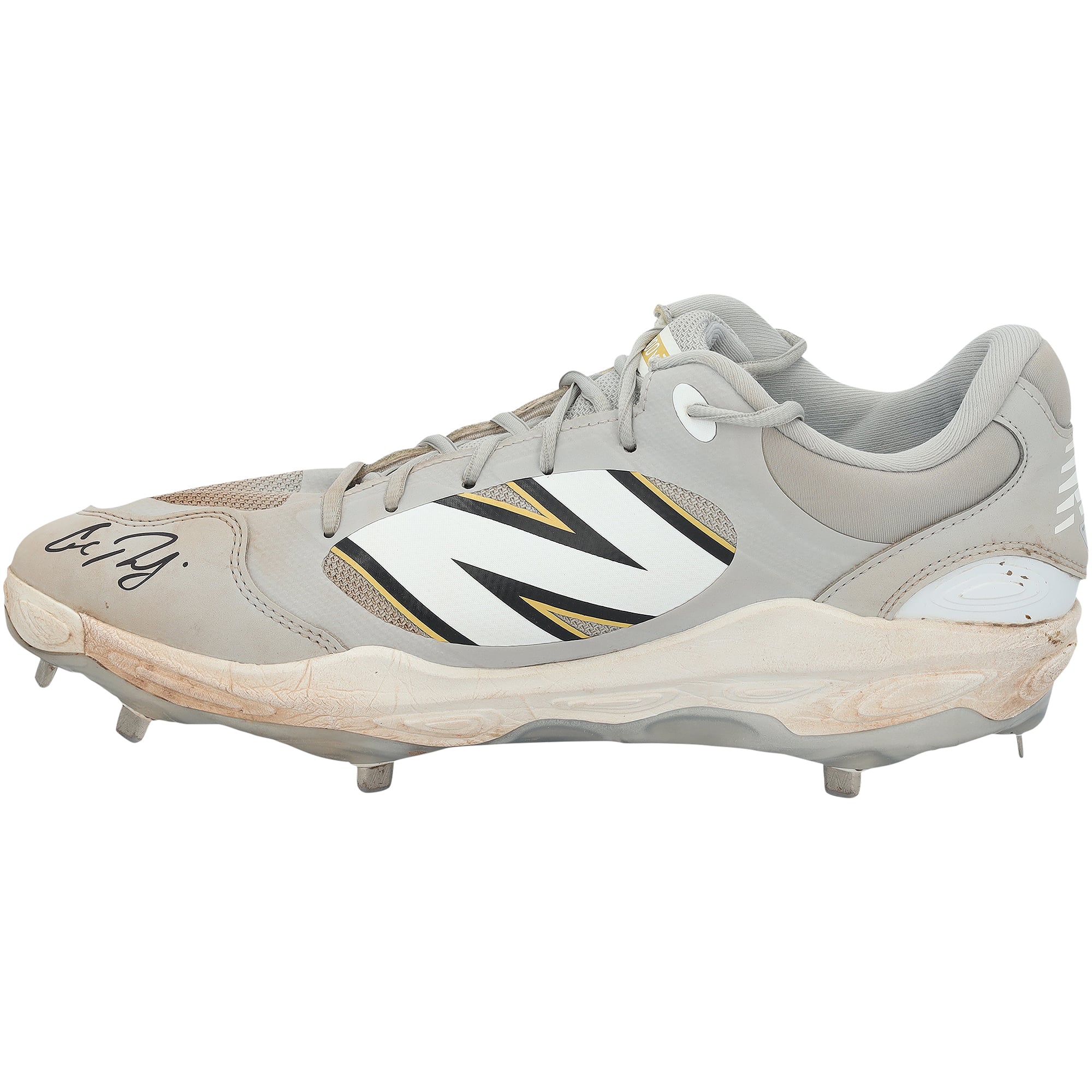 Cal Raleigh Seattle Mariners Autographed Game-Used Gray New Balance Cleats from the 2025 MLB Season - NF70452479-80