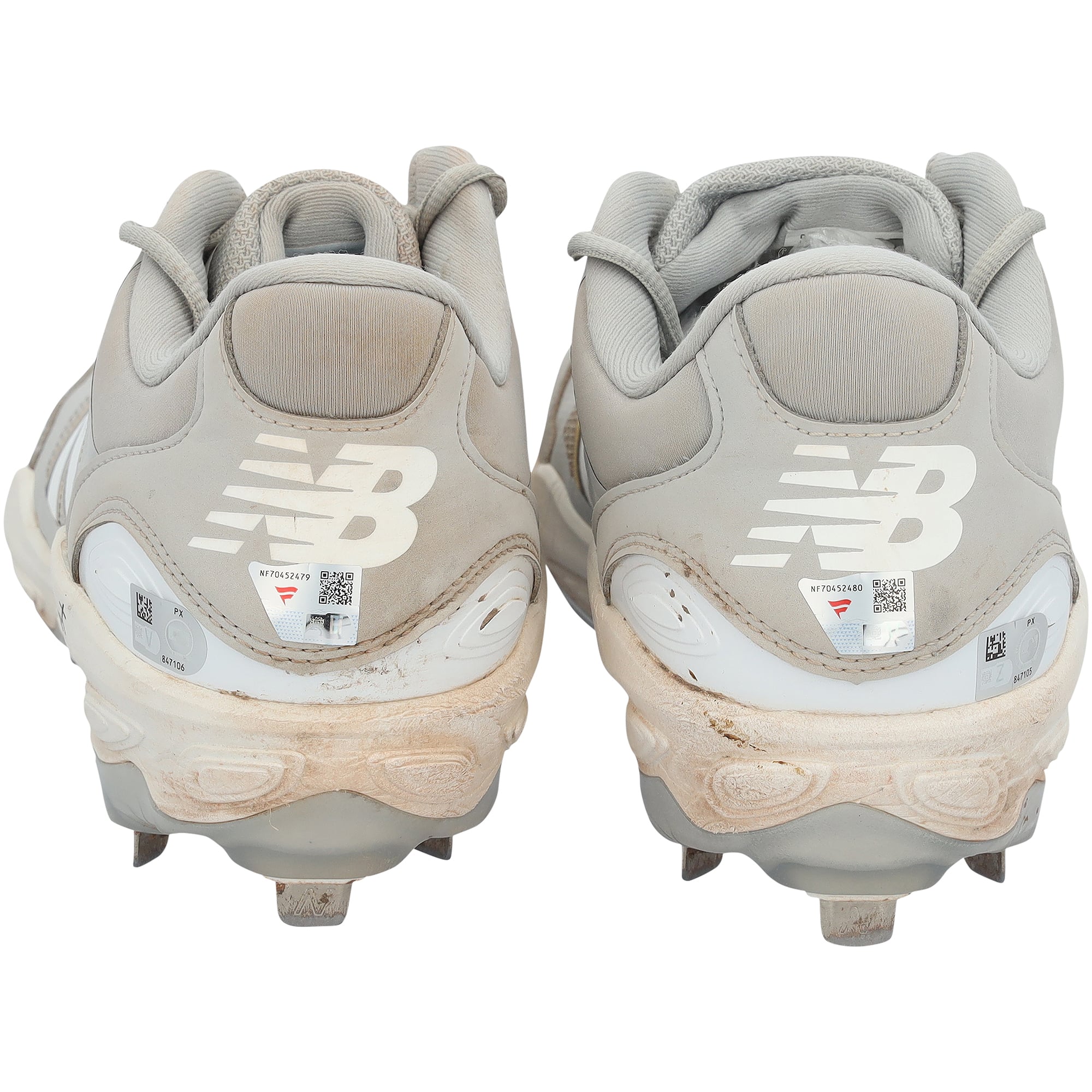 Cal Raleigh Seattle Mariners Autographed Game-Used Gray New Balance Cleats from the 2025 MLB Season - NF70452479-80