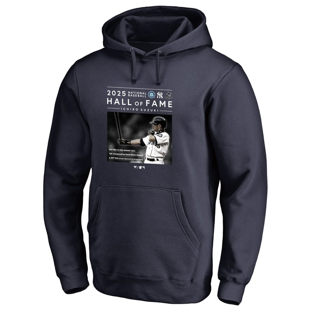 Fanatics イチロー アメリカ野球殿堂入り記念 パーカー フーディー 
