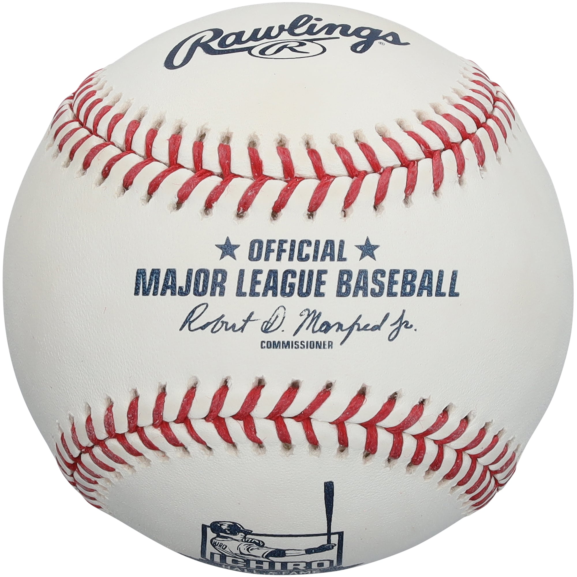 Balle de baseball Ichiro Suzuki Rawlings 2025 Hall of Fame Logo avec étui
