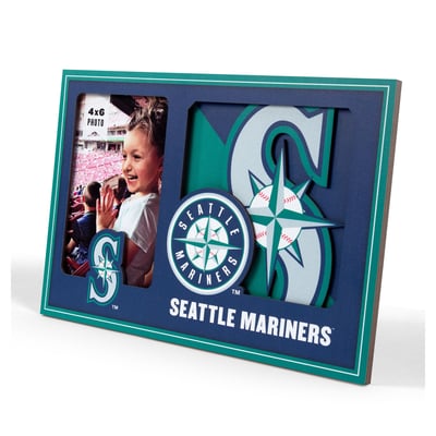 Seattle Mariners IDNA 3D Logo Series Picture Frame