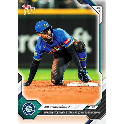 Julio Rodríguez - 2026 MLB Topps NOW® - Card 631 - LOOK FOR SHORT PRINTS
