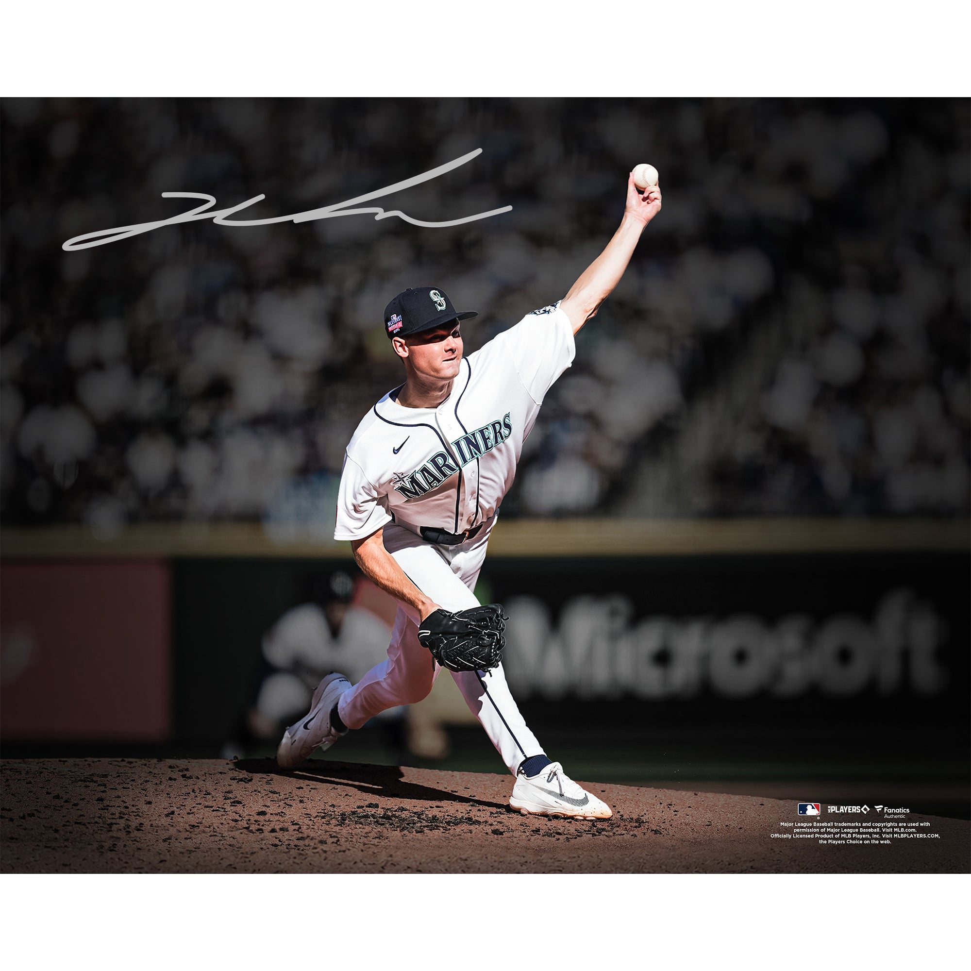 Kade Anderson Seattle Mariners Autographed 16" x 20" MLB Debut Spotlight Photograph