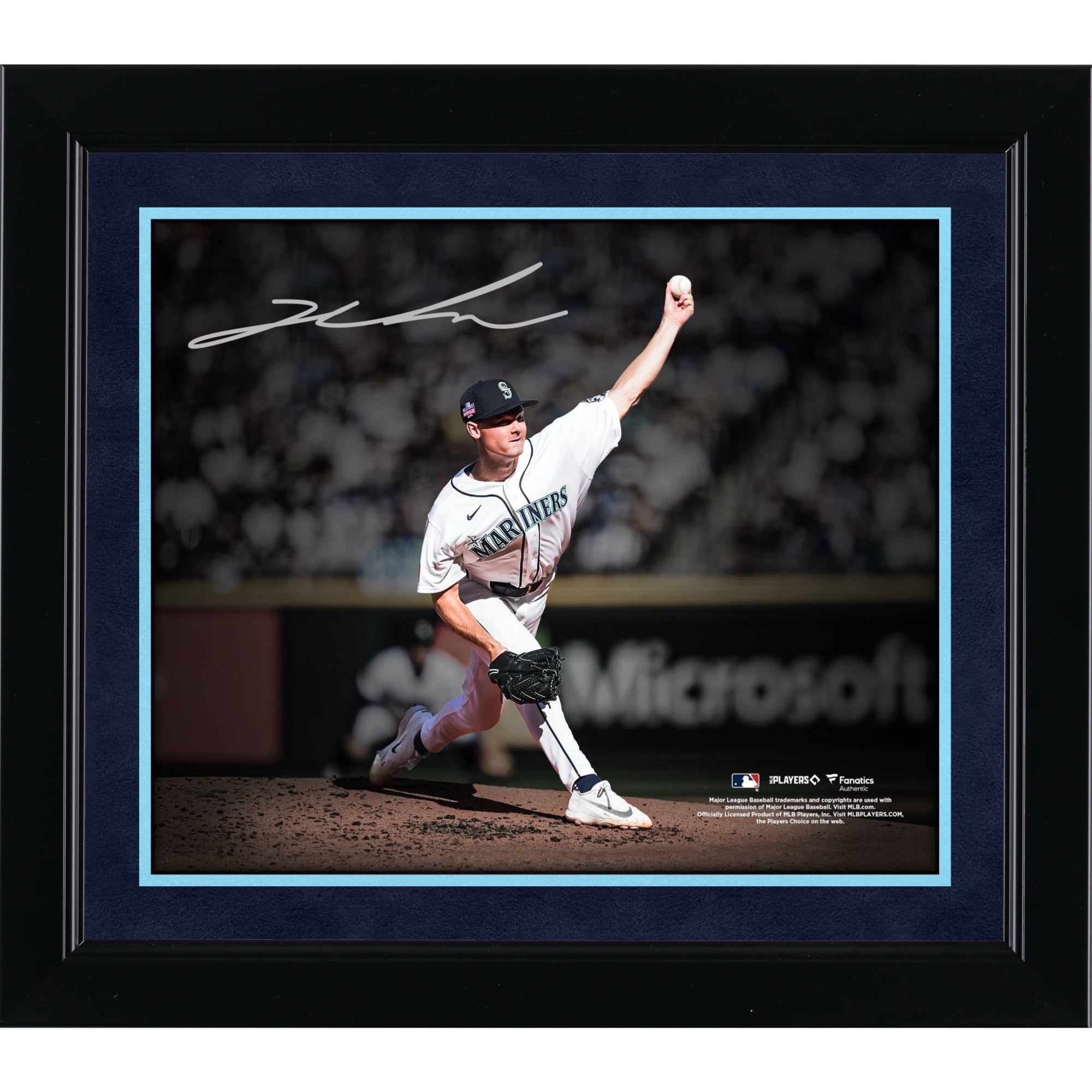 Kade Anderson Seattle Mariners Autographed 8" x 10" MLB Debut Spotlight Photograph